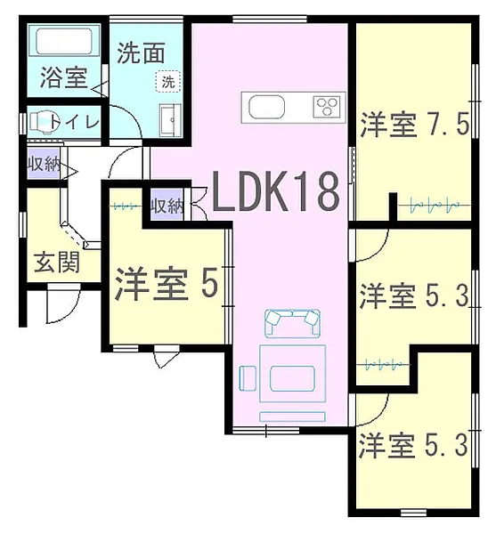 八女長峰小学校東1